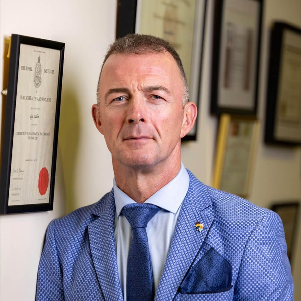 Photo of Glynn Tallon founder of Tallon Mortuary Specialists Photo of Glynn Tallon founder of Tallon Mortuary Specialists